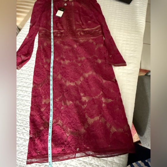 Tadashi Shoji Selena dress in Wine - Picture 12 of 12